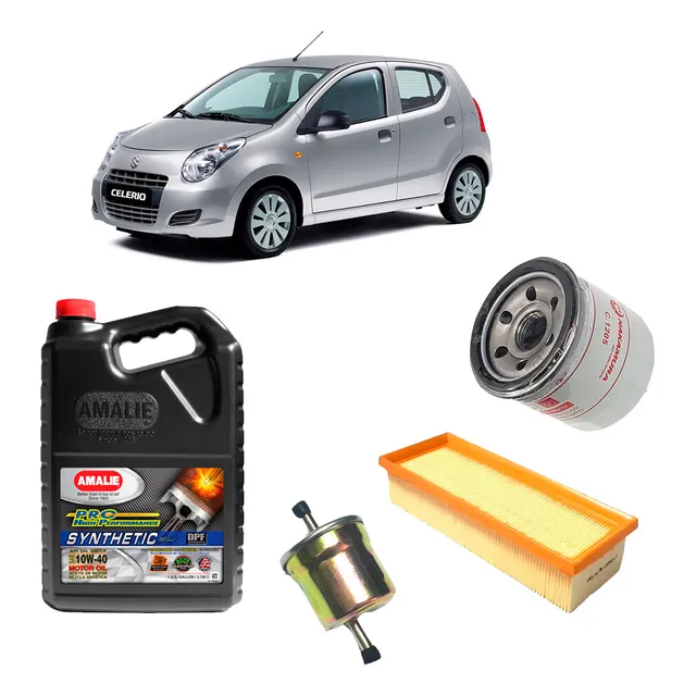 Kit Filtros + Aceite 10w40 Suzuki Celerio 2011 Al 2015