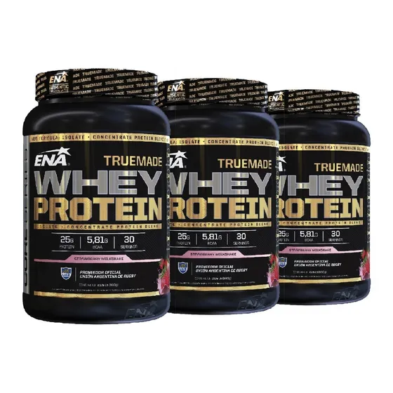 3 True Made Ena Whey Protein Suplementos Proteína 