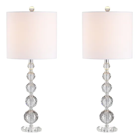 Lámpara Led De Cristal Nala De 28,5 Pulgadas, Juego De 2, Es