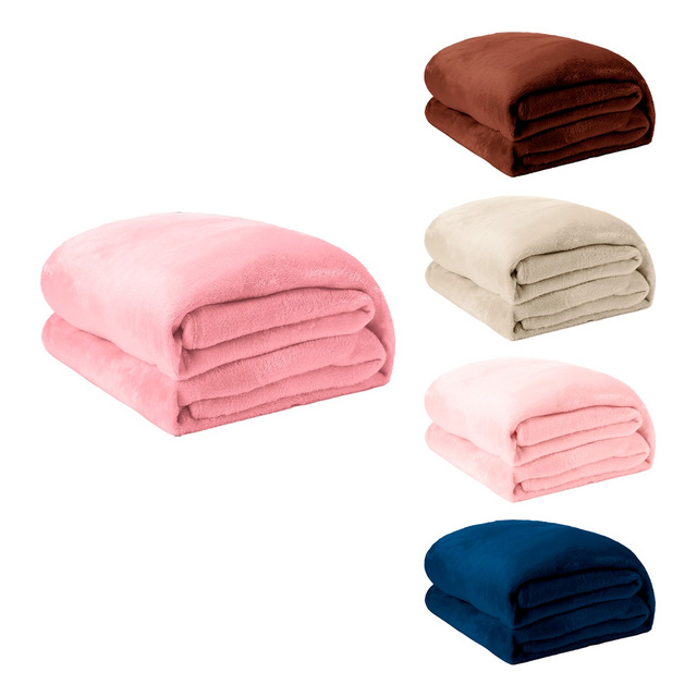 Coberta Manta Soft Casal Microfibra Anti-alérgica Dupla Face