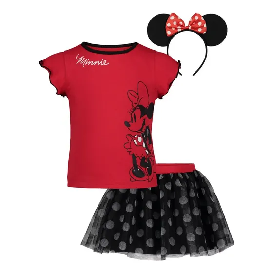 Conjunto Minnie Mouse Para Niña Talla 3