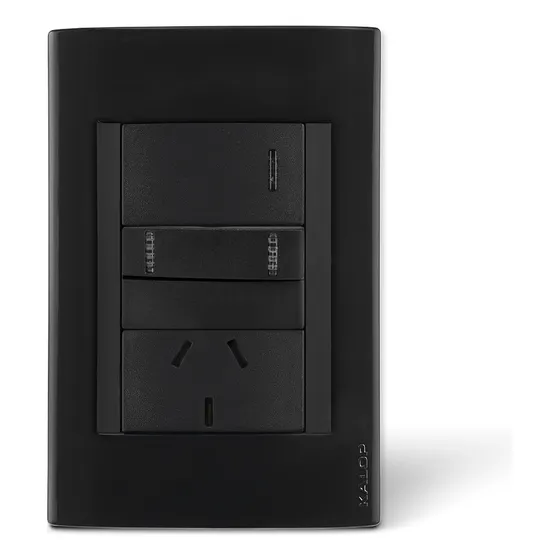 Llave Armada 1/2 Modulo Tecla Combinada + Punto Y Toma Kalop