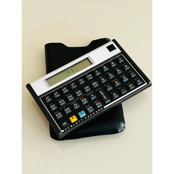 Calculadora Hp 11c Científica Rpn Rara C/ Capinha Original Dourado