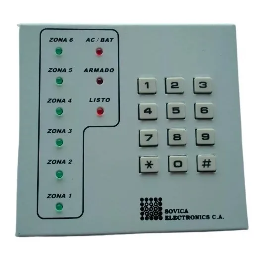 Kit Alarma Sistema Antirrobo Exa-6 Zona. Hogar U Oficina.