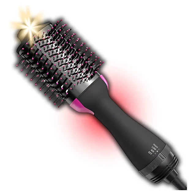 Cepillo Secador Y Alisador Para Peinar Electronico Cabello