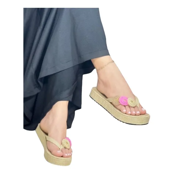 Sandalias Yute De Dama 