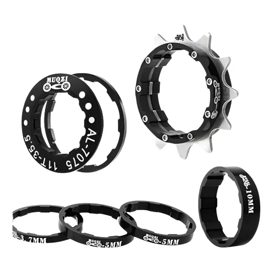 Kit De Conversão Cassete Muqzi Cog Single Speed 13 Dentes