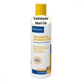 Shampoo Dermatológico Hexadene Spherulites 250ml Cães Gatos Shampoo Dermatológico Hexadene Spherulites 250ml Cães Gatos