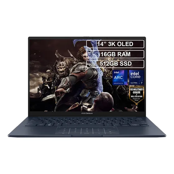 Asus Zenbook Oled UX3405MA-PP1006 Portátil Core Ultra I7 155h 16GB RAM 512GB SSD Color Azul