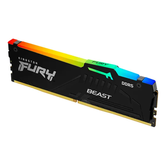 Memória Ram Kingston Fury Beast Rgb 32gb Cl36kf560c36bbea32