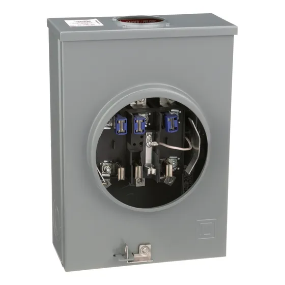 Base De Medicion 3 Fases 7 Mordazas 100a Square D Ms1007j