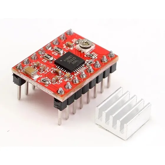 Drivera4988 Motor Paso A Paso Cnc Y Impresoras 3d Disipador