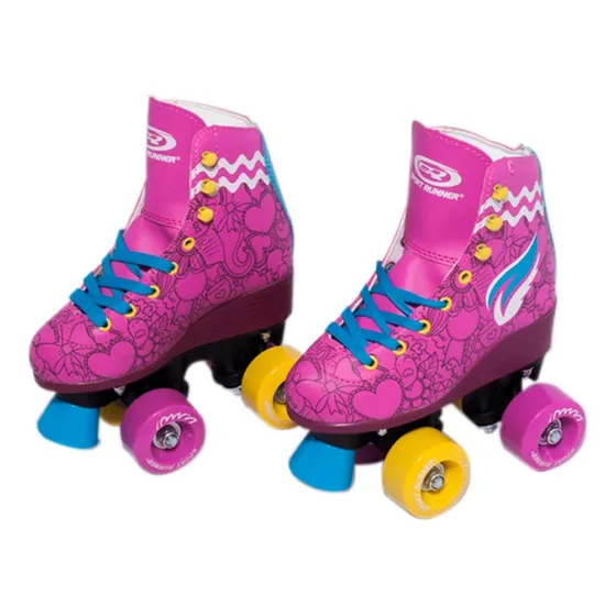 Patines Soy Luna Bota Artísticos Solo Niños 4 Ruedas En Goma