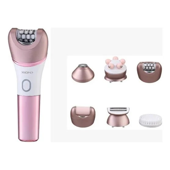 Depiladora Inalámbrica Xion 6 En 1 Xi-epilator6x1 Color Blanco