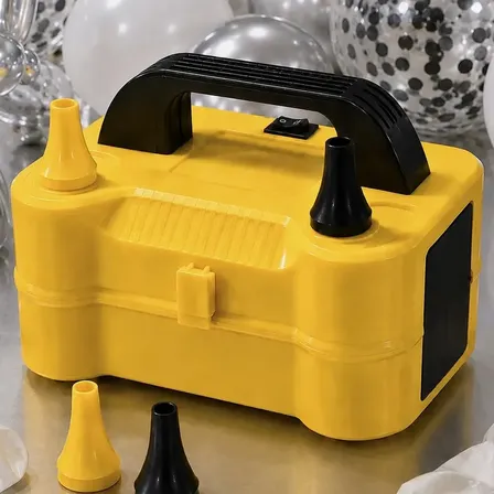 Inflador De Balões Bomba Elétrica Rápida Máquina De Encher Bexiga Festa Decoração Profissional Bicos Compressor