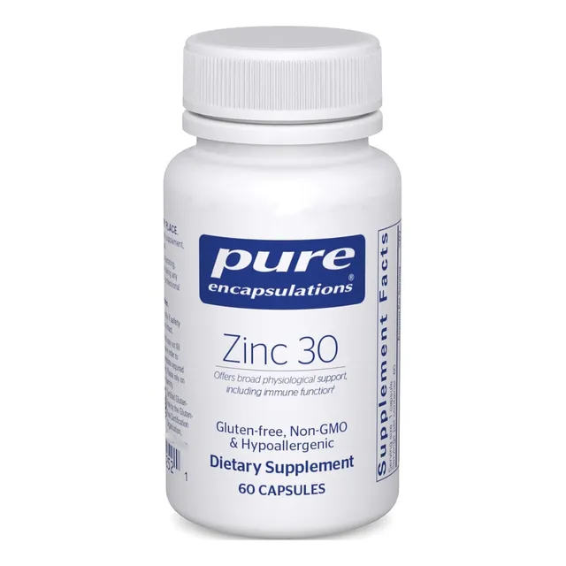 Zinc Picolinato 30mg Pure Encapsulations 60 Capsulas