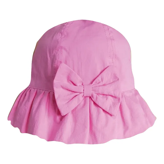 Sombrero Para Niña Con Vuelito Y Lazo (varios Colores)
