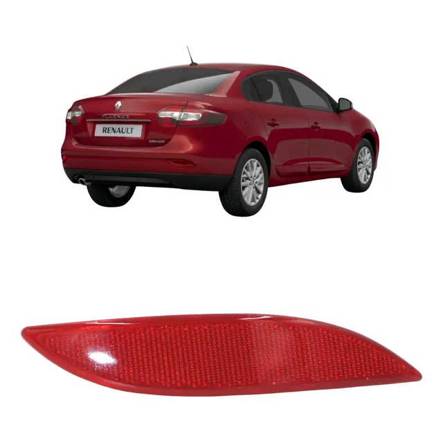 Olho De Gato Parachoque Traseiro Fluence 2011 A 2017