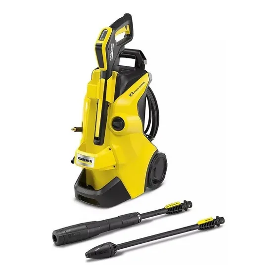 Hidrolavadora Eléctrica Kärcher K4 Power Control 130 Bar Color Amarillo y Negro Frecuencia 50 Hz