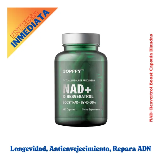 Suplemento Nad+1000mg Complejo Potente 120 Capsulas Blandas