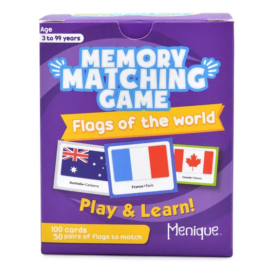 Menique, Banderas Del Mundo, Juego De Memoria
