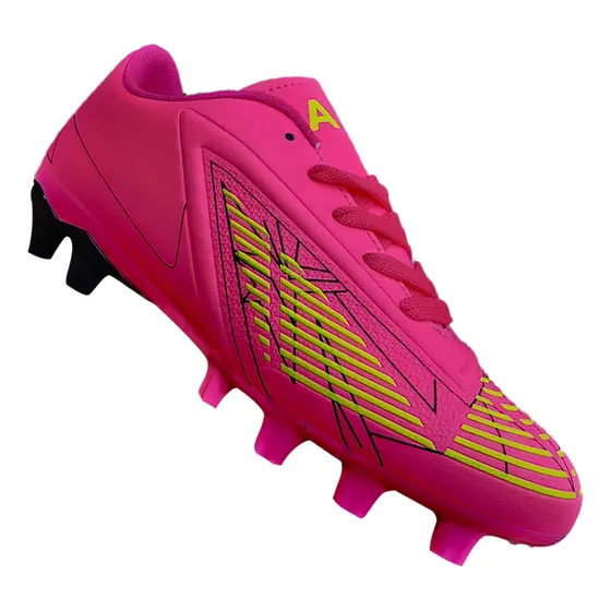 Zapato De Futbol Full Grass Juvenil Unique Style Fucsia-7272