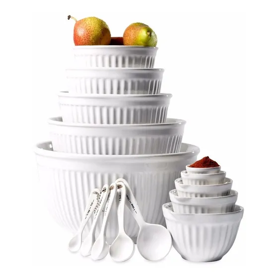 Chef Medidas Juego Taza Blanca Cerámica