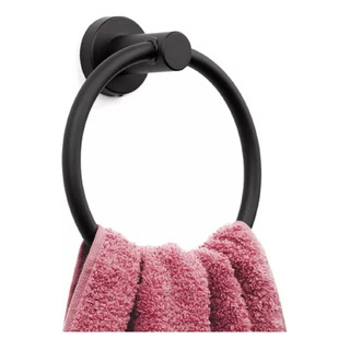 Toallero De Mano Para Baño (acero Inoxidable) Color Negro Toallero De Mano Para Baño (acero Inoxidable) Color Negro