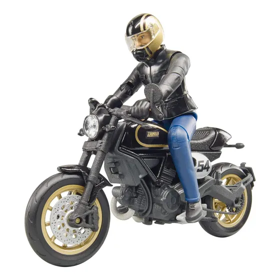 Vehículos Sin Control Remoto Motocicleta Con Figura