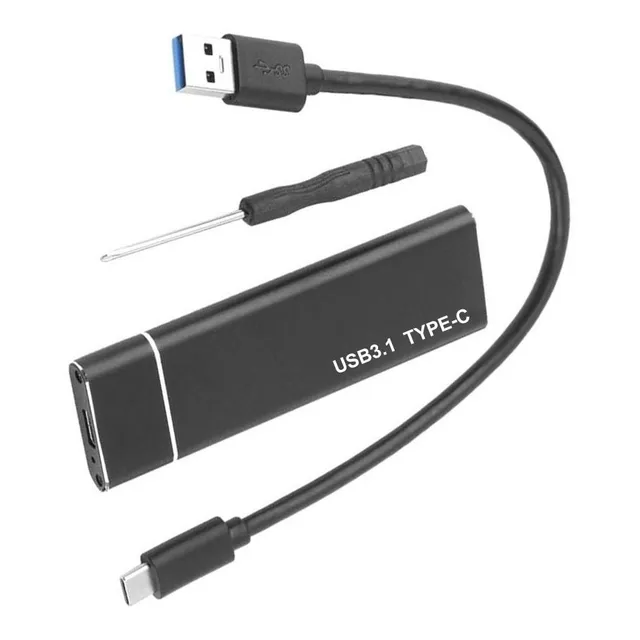 M2 Ngff A Tipo C Adaptador Sata Usb 3.1 Disco Duro Caja Ssd