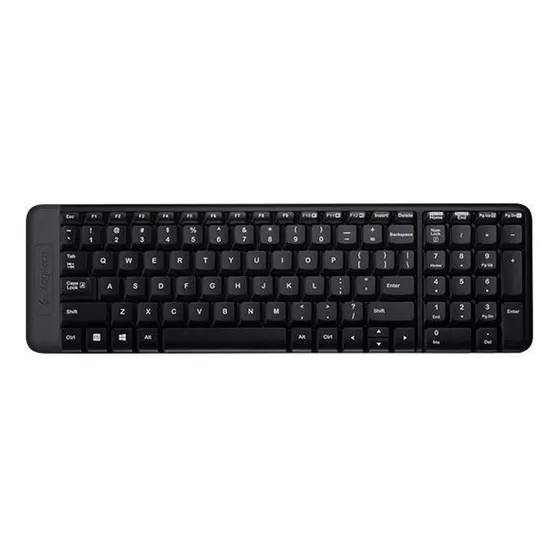 Teclado sem fio Logitech G QWERTY português Brasil cor preto