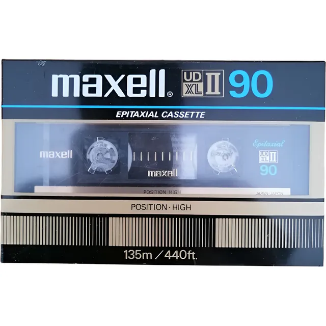 Cassette Virgen Nuevo Maxell Ud Xl Ii90 Cromo Posicion High