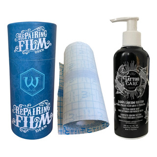 Ava Repairing Film Dermico 50cm + Jabon Tattoo Care Tatuajes Ava Repairing Film Dermico 50cm + Jabon Tattoo Care Tatuajes