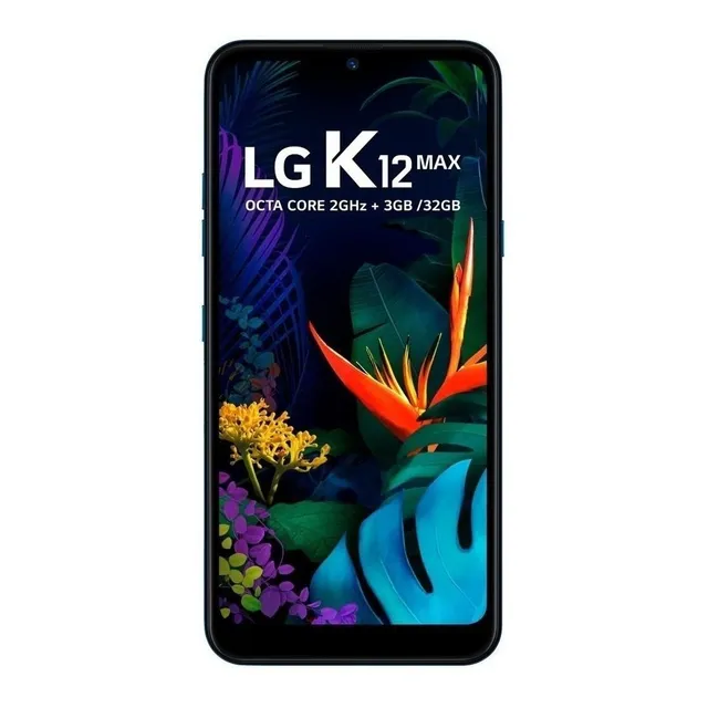 LG K12 Max Dual SIM 32 GB moroccan blue 3 GB RAM - Excelente (Recondicionado)