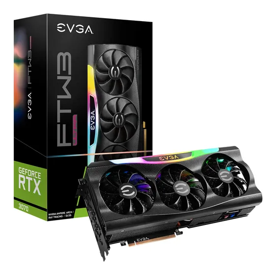 Tarjeta Gráfica Evga Geforce Rtx 3070 Ftw3 Ultra Gaming 8gb