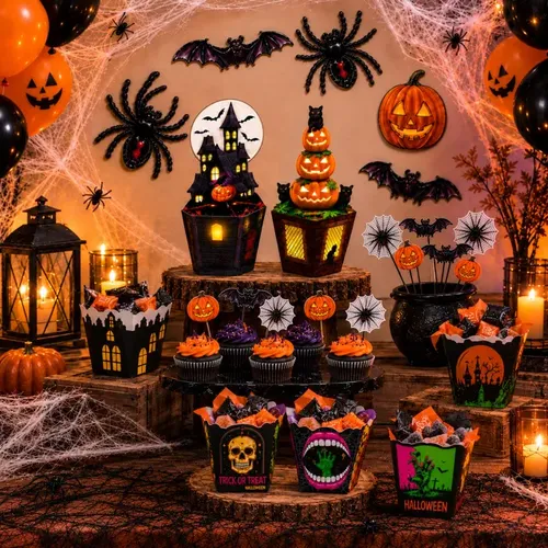 Zx Decoración De Halloween Con Forma De Calavera De .. | MercadoLivre
