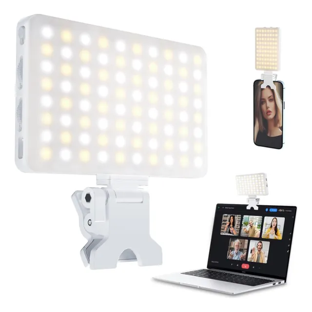 Luz De Vídeo 80 Leds Lámpara Led Camara Recargables Aartman