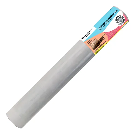 Papel Contact Transparente Autoadhesivo Forro 35 Cm X 10 Mts