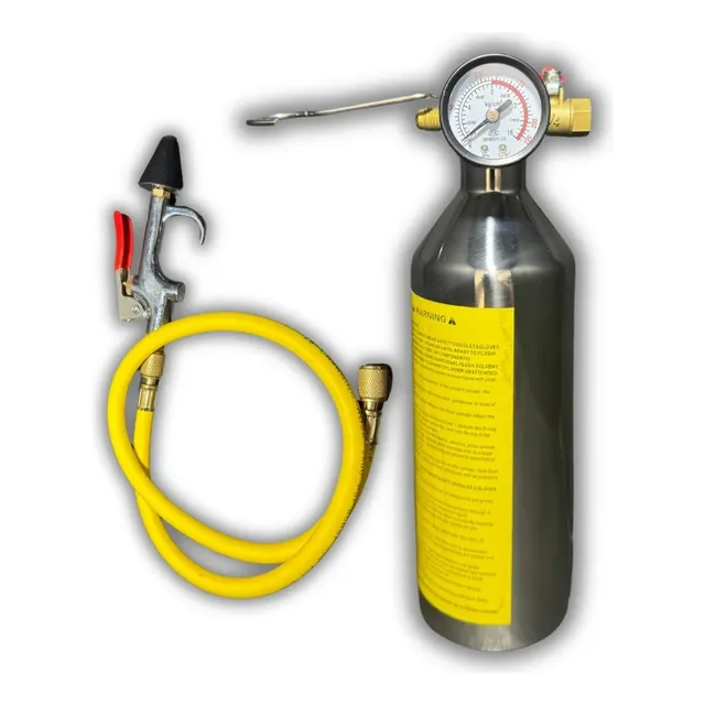 Tanque Bombona Nitrogeno Reloj Flush Kit Aire Refrigeracion