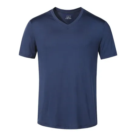 Polera Dryfit Manga Corta Cuello V Hombre