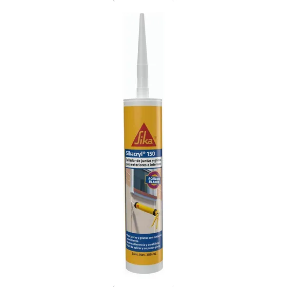 Sika Sellador Acrílico Sikacryl-150 Blanco 300 Ml