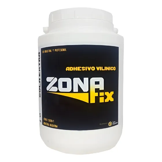 Adhesivo Vinilico Cola Vinilica De Carpinteria Zonafix X5 Kg