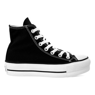 Zapatillas Botitas Lona Plataforma Converse Chuck Taylor Negro 36.5 Eu Zapatillas Botitas Lona Plataforma Converse Chuck Taylor Negro 36.5 Eu