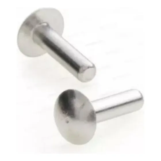 Rebite Maciço Cabeça Lentilha 1/4 X 1/2 Alumínio 1 Kg