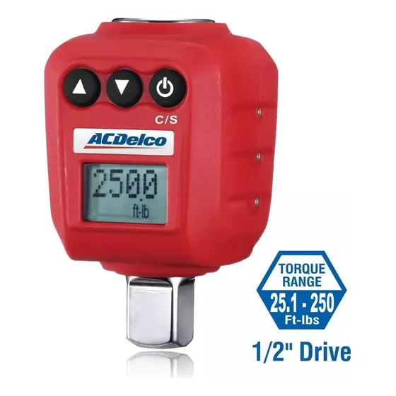 Torquimetro Digital Acdelco 1/2 Heavy Duty 25 A 250 Ft-lbs.
