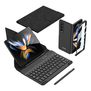 Funda De Piel Con Teclado Para Samsung Galaxy Fold4 Fold3 5g Funda De Piel Con Teclado Para Samsung Galaxy Fold4 Fold3 5g
