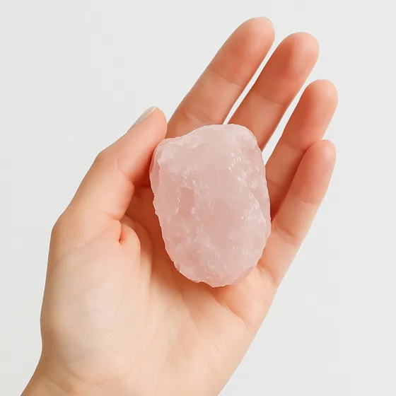 Pedra Quartzo Rosa Natural Bruta Atrai Amor Cristal Legitimo