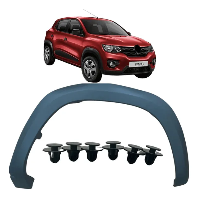 Moldura Vão Roda Kwid Dianteiro Moldura Paralama Com Grampos
