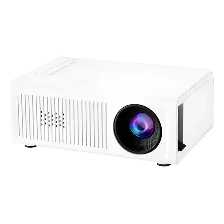 Mini Proyector Led Portátil 1080p Con Control Blanco