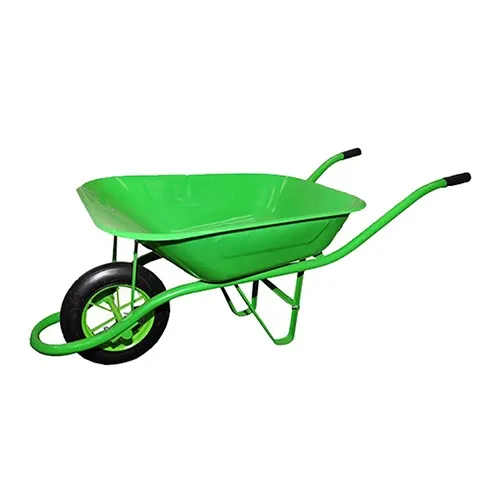 Carretilla Con Rueda Maciza Color Verde Lh-1168